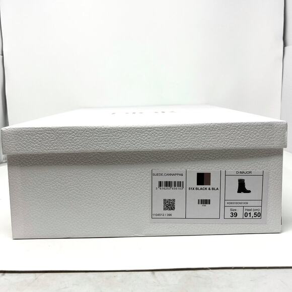 Dior D‑Major Lace‑Up Combat Boots Black Calfskin + Beige Tech EU 39 - Picture 10 of 11